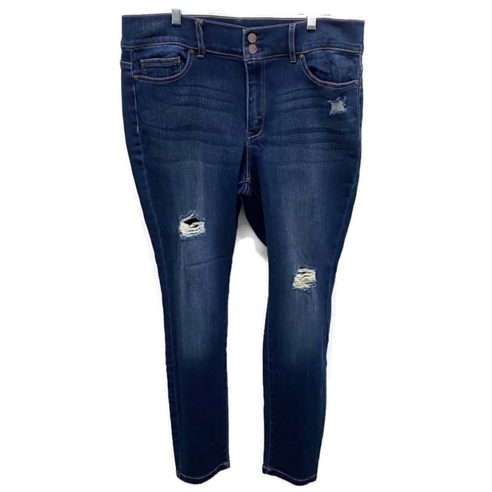 New York & Co Blue "High Waisted Legging" Jeans